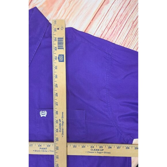 Cinch Mens Purple Button-Down Long Sleeve Shirt 3XL - Picture 8 of 8